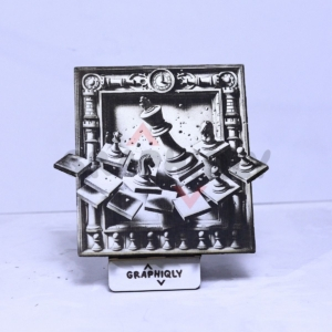 Shattered Checkmate 3D Illusion