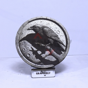 Moonlit Raven 3D illusion