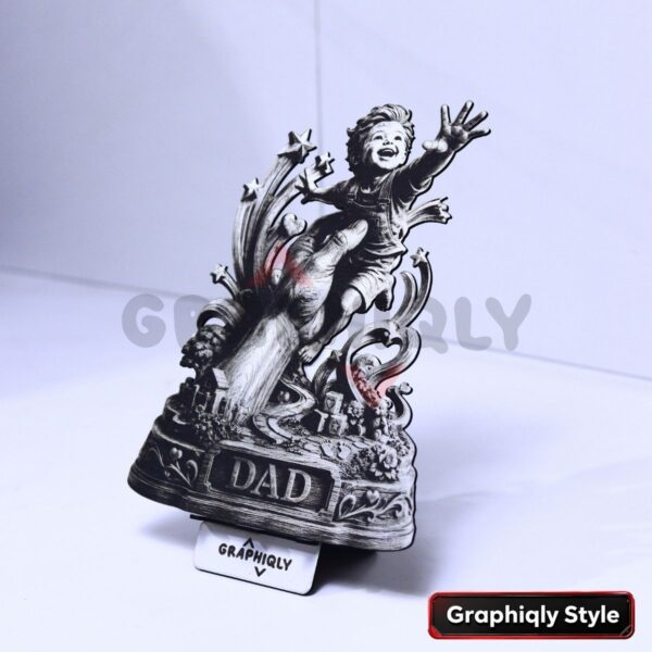 💪 Father’s Day 3D Illusion Bundle 20 Laser Engraving Designs
