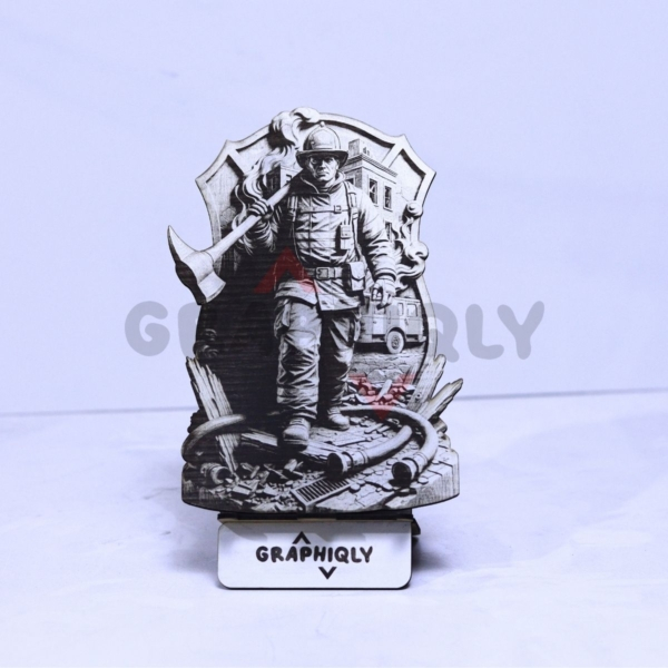 Firefighter Frontline Hero 3D Illusion