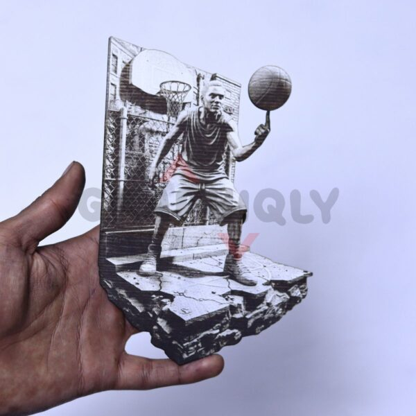 Basketball Ball Spin Mastery 3D Illusion