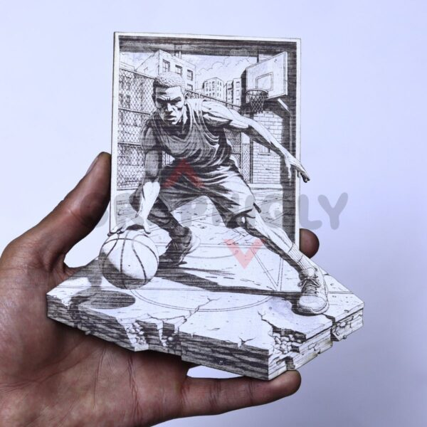 Basketball Crossover Move 3D Illusion