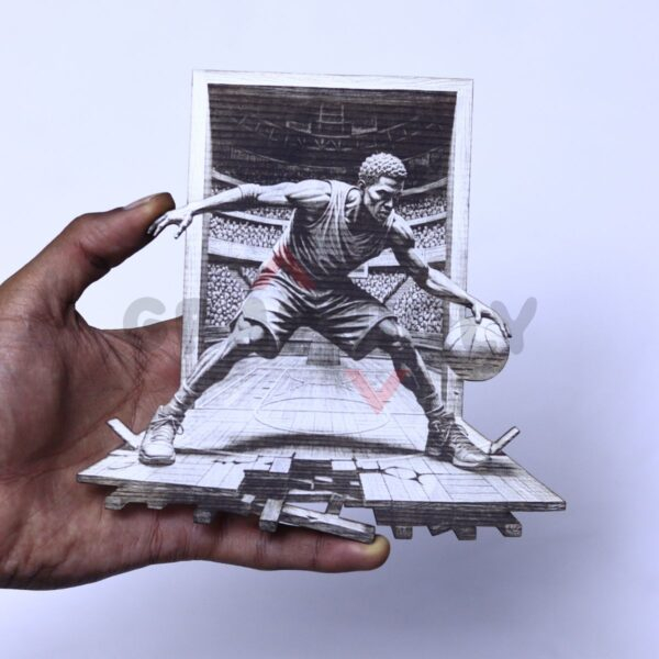 Basketball Wide Crossover 3D Illusion