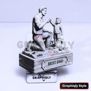 Best Dad Moment 3D Illusion