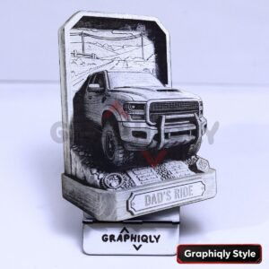 Dad's Ride Truck 3D Illusion Dad's Ride Truck 3D Illusion