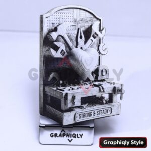 Strong & Steady Dad 3D Illusion Strong & Steady Dad 3D Illusion