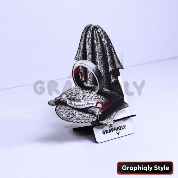 The Beginning of Always Wedding Ring 3D Illusion Laser File - SVG, WWS, XCS, LBRN2