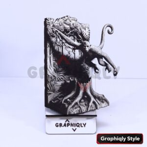 Jungle Monkey Swing 3D Illusion