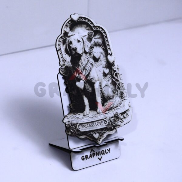 26 Endless Love Pet Memorial 3D Illusion Laser File - SVG, WWS, XCS, LBRN2