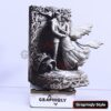 Bride and Groom Embrace 3D Illusion Laser File - SVG, WWS, XCS, LBRN2