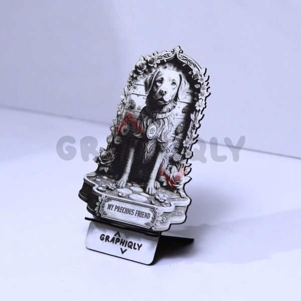 9 My Precious Friend Dog 3D Illusion Laser File - SVG, WWS, XCS, LBRN2