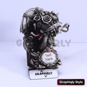 All My Love Bridal Bouquet 3D Illusion