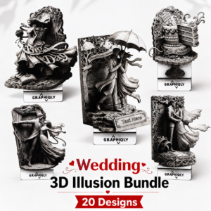 wedding 3d illusion laser bundle