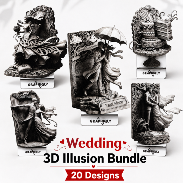 wedding 3d illusion laser bundle