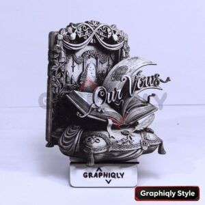 Our Vows Wedding Book 3D Illusion