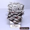 Best Teacher Ever 3D Illusion Laser File – SVG, WWS, XCS, LBRN2