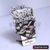 Best Teacher Ever 3D Illusion Laser File – SVG, WWS, XCS, LBRN2
