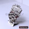Best Teacher Ever 3D Illusion Laser File – SVG, WWS, XCS, LBRN2