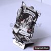 First Day With Teacher Photo Frame 3D Illusion Laser File – SVG, WWS, XCS, LBRN2