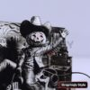 Haunted Rodeo Pumpkin Cowboy 3D Illusion Laser File – SVG, WWS, XCS, LBRN2
