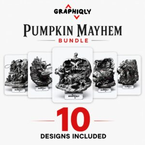 Pumpkin Mayhem 3D Illusions Laser Bundle Pumpkin Mayhem 3D Illusions Laser Bundle