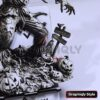 Pumpkin Scarecrow Reaching Out 3D Illusion Laser File – SVG, WWS, XCS, LBRN2