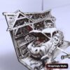 Skeleton Auto Mechanic Garage 3D Illusion Laser File – SVG, WWS, XCS, LBRN2
