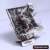 Skeleton Baseball Batter 3D Illusion Laser File – SVG, WWS, XCS, LBRN2