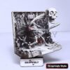 Skeleton Baseball Batter 3D Illusion Laser File – SVG, WWS, XCS, LBRN2