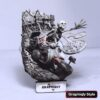 Skeleton Scooter Ride 3D Illusion Laser File Pack – SVG, WWS, XCS, LBRN2