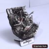 Skeleton Rock Concert 3D Illusion Laser File – SVG, WWS, XCS, LBRN2