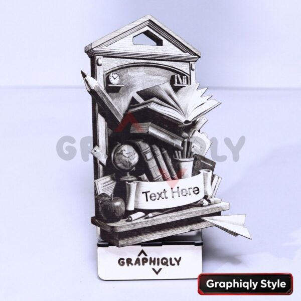 Teacher Learning Journey 3D Illusion Laser File – SVG, WWS, XCS, LBRN2