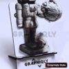 Nutcracker Cracking A Walnut 3D Illusion Laser File – SVG, WWS, XCS, LBRN2