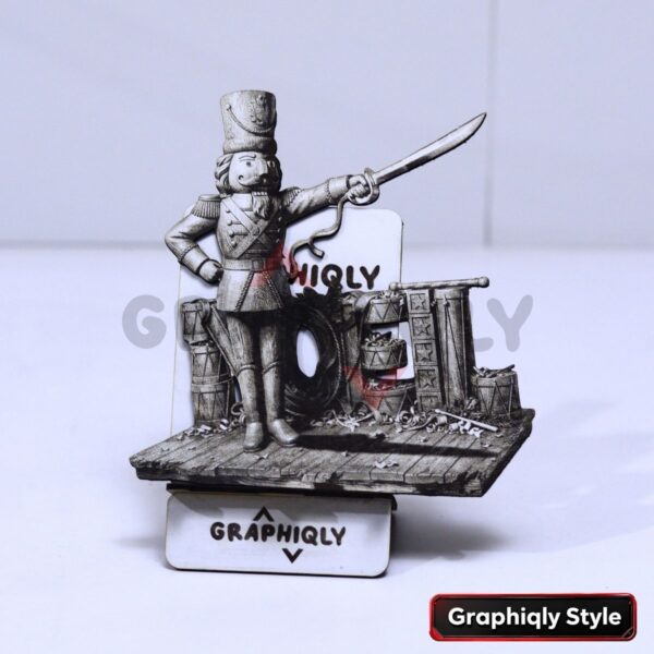 Nutcracker Toy Soldier Scene 3D Illusion (12 Designs) Classic Christmas 3D Illusion Bundle – SVG, WWS, XCS, LBRN2
